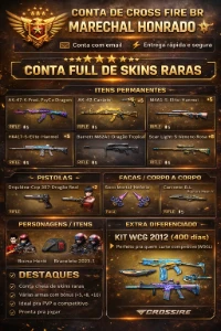 Conta Cross Fire Marechal Honrado - Albion Online
