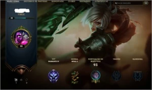 CONTA DIAMANTE TFT SET 3 - League of Legends LOL