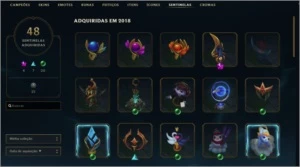 CONTA LEAGUE OF LEGENDS-CONTA SEASON 1-LVL 137-774 SKINS++++ LOL