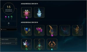 Conta LOL 159 skins/Platina 3 solo/flex diamante 4/TFT gold - League of Legends