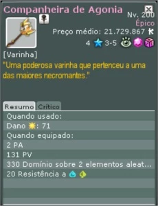 Companheira de Agonia - Wakfu
