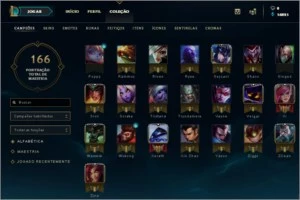 Conta Diamante - League of Legends LOL