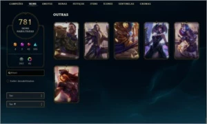 Conta 781skins - League of Legends LOL