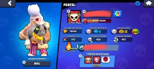 Conta brawl stars iniciante muito boua