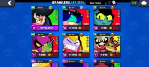 Conta brawl stars iniciante muito boua