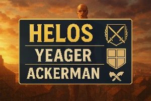 Família Mítica Helos Ackerman E Yeaguer Aot Aotr - Roblox