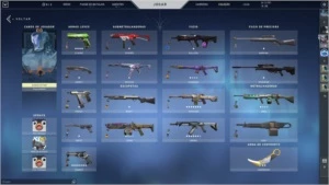 Conta com 3.701 VP na conta e VARIAS SKINS(descrição) - Valorant