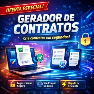 Gerador de Contratos Automatico - Sites, Lojas e Sistemas Prontos Sites e Scripts