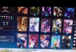 Conta no lol com 500 skins - League of Legends