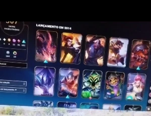 Conta no lol com 500 skins - League of Legends