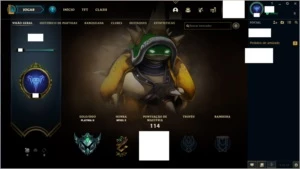 Conta de Lol com Rammus Rei, Platina 2 - League of Legends