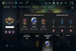 Conta Unranked com TODOS os champs e 190 Skins + Kayle Juiza - League of Legends LOL