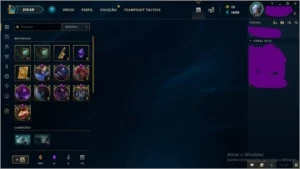 4 Contas, Plat/Dima/Gold/Prata com skins nos espolios - League of Legends LOL