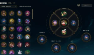 Conta LoL - 332 Skins - Full Champ - Gold IV - Level 245 - League of Legends