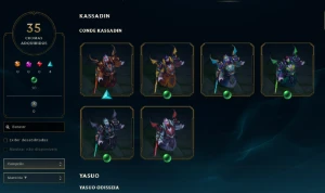 Conta LoL - 332 Skins - Full Champ - Gold IV - Level 245 - League of Legends