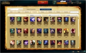 Conta league of legends platina 5 LOL