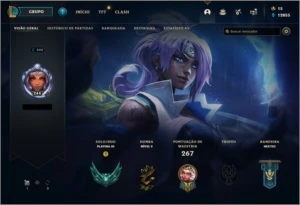 CONTA LEAGUE OF LEGENDS PLATINA 3