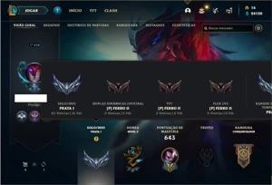 Conta Prata 1 com 155 Champs e 133 Skins - League of Legends LOL