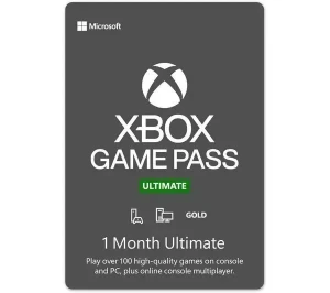 Xbox Gamepass Ultimate 1 Mês- Console + PC - Assinaturas e Premium