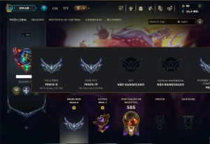 Prata 2 com TODOS os Champs e 149 Skins ( SUP / ADC / JG ) - League of Legends LOL