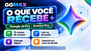 Gemini Pro 30 Dias | Google AI Pro | Ativação por Link - Inteligência Artificial