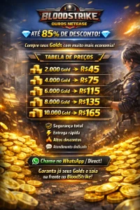 Blood Strike Gold 80% de DESCONTO