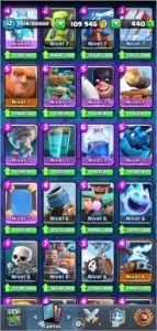 Venda conta Clash lvl12 100k de ouro - Clash Royale