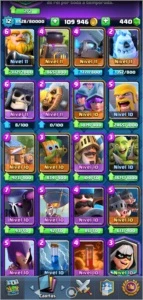 Venda conta Clash lvl12 100k de ouro - Clash Royale