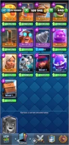 Venda conta Clash lvl12 100k de ouro - Clash Royale