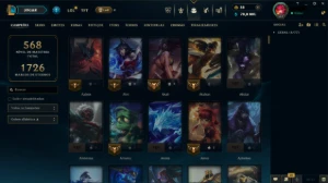 Conta de 2019, ex gm 2x - League of Legends LOL