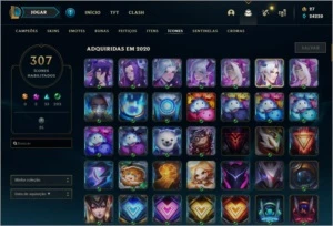 LVL 322 TODOS OS CHAMPS 413 SKINS/VALORANT TODOS OS AGENTES - League of Legends LOL