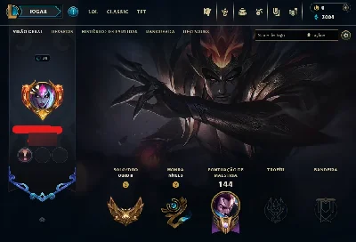 [Entrega Automática] Conta Lol Ouro, 58 Skins, 2 Lendárias - League of Legends