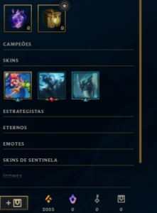 Conta Lol League Of Legends Com Rammus Rei E Ufo Corki
