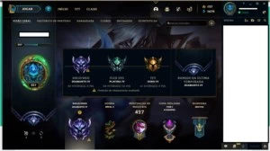 Conta lol lvl 222 com 245 skins - League of Legends
