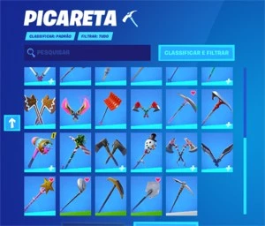 Conta de Fortnite Com muitas Skins e picaretas Raras.