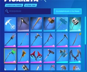 Conta de Fortnite Com muitas Skins e picaretas Raras.