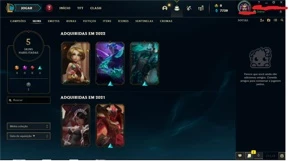 CONTA DIAMANTE 1 LOL - League of Legends
