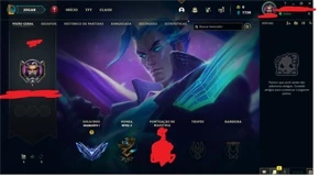 CONTA DIAMANTE 1 LOL - League of Legends
