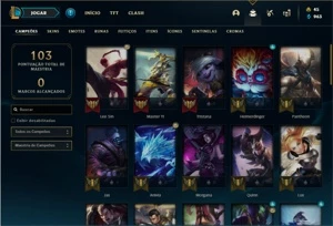 Conta Bronze 4 com 50 Champs e 15 Skins (Criada em 2013) - League of Legends LOL