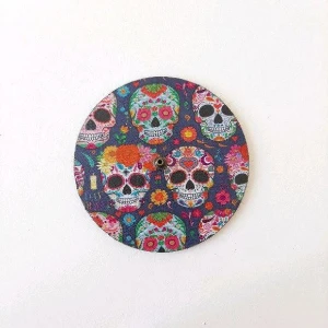 Porta Incenso Caveira Festiva - Artesanato e Personalizados