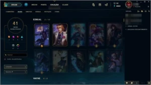 Conta borda Diamante (Plat V no momento) - League of Legends LOL