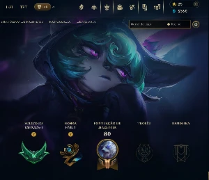 Conta League of legends Smurf, 86 de winrate. LOL
