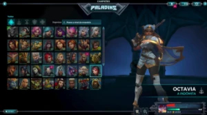 Conta Paladins Antiga com muitas skins - Smite