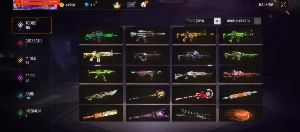 Conta de Free Fire Rara Com várias parcerias