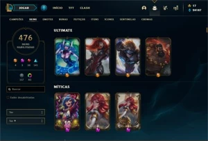 CONTA LOL + VALORANT - League of Legends
