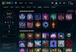CONTA LOL + VALORANT - League of Legends