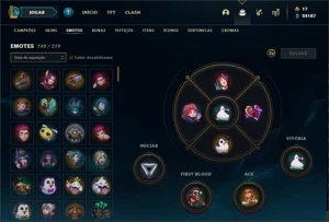 CONTA LOL + VALORANT - League of Legends