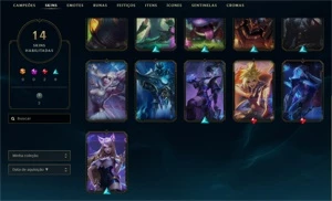 Conta League of Legends - Barata - Ótimas SKINS LOL
