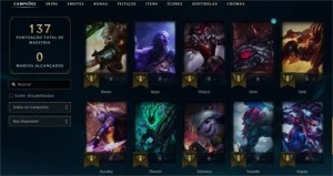 Conta League of Legends - Barata - Ótimas SKINS LOL
