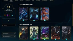 Conta League of Legends - Barata - Ótimas SKINS LOL